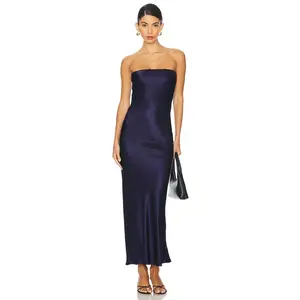 SNDYS x REVOLVE Angel Strapless Midi Dress in Navy