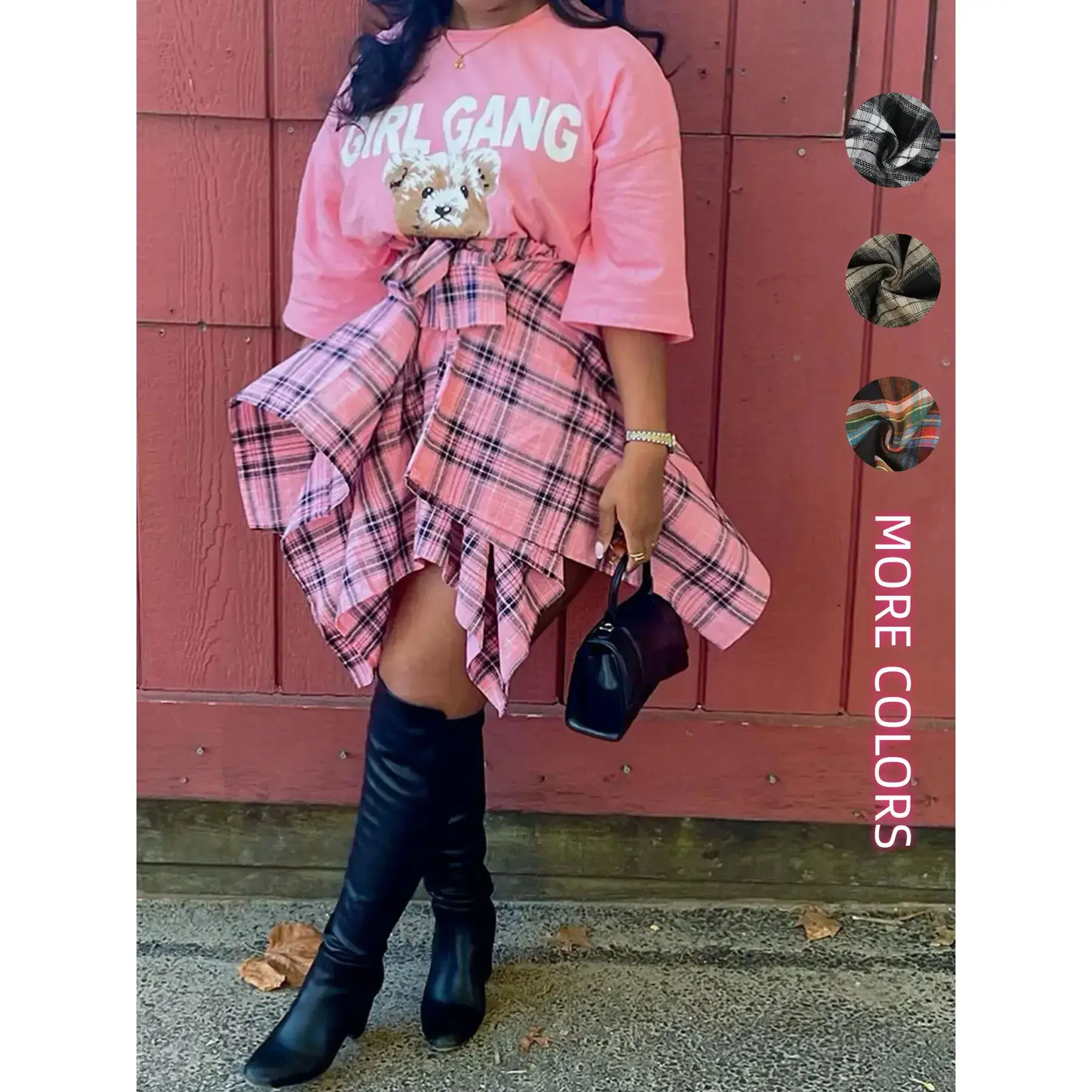 Fashionable high waisted waist belt slim fit skirt, perfectly showcasing curves, ideal choice for daily casual wear, fashionable half sleeve designRAIMENTRY Fashionable high waisted waist belt slim fit skirt, perfectly showcasing curves, ideal choice for daily casual wear, fashionable half sleeve designRAIMENTRY