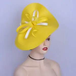 Fascinator Hats for Women/ Yellow Fascinator/ Yellow Hat/ Fascinator/ Bridesmaids Fascinator Hats/ Wedding Hats - Ready to ship and wear.