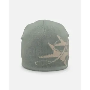 Loiter Hybrid Skull Knit Beanie Sage