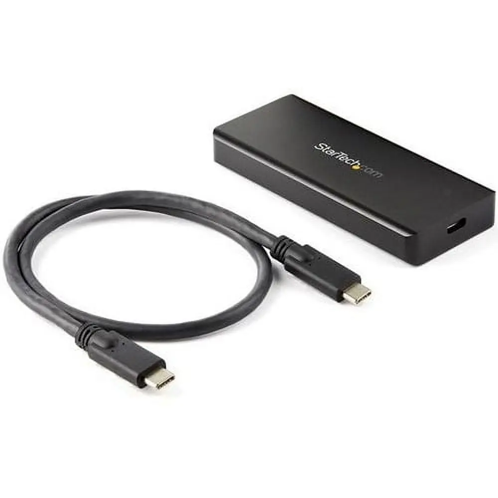 Startech External M.2 NVMe PCIe SSD Enclosure Kit - Aluminum, IP67 Rating, Rugged, USB-C, USB3.1, UASP Support, Fast Speed, Data-Migration Functionality, Portable, 0.49 lbs High-Performance Storage Solution