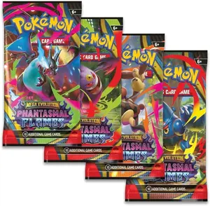 2 Packs - Mega Evolution - Phantasmal Flames Booster Pack (10 Cards)