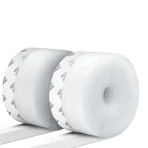 S-16.4 Ft Door Window Weather Stripping, 1.38in Width Self Adhesive Draft Stopper Seal Tape, Windproof Insulation Gap Blocker for Doors Windows Shower Doors, Dust Insect Proof