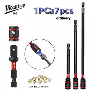 8mm Hex Shank Screwdriver Socket Set, Durable Design for Precision Work, Essential Tool for DIY Enthusiasts & Professionals
