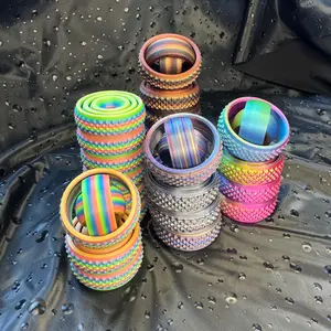 Gyro Spinner 3D Printed Textured Fidget Toy - Anxiety / Sensory / Stress