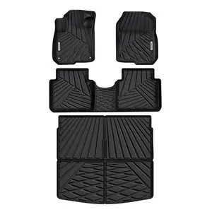 YITAMOTOR Upgraded Floor Mats Fit for 2017-2022 Honda CR-V GAS (Not Hybrid), TPE All-Weather Custom Fit Floor Liners & Cargo Mat for CRV Accessories, Black Car Accessories Auto Parts Pet-Friendly