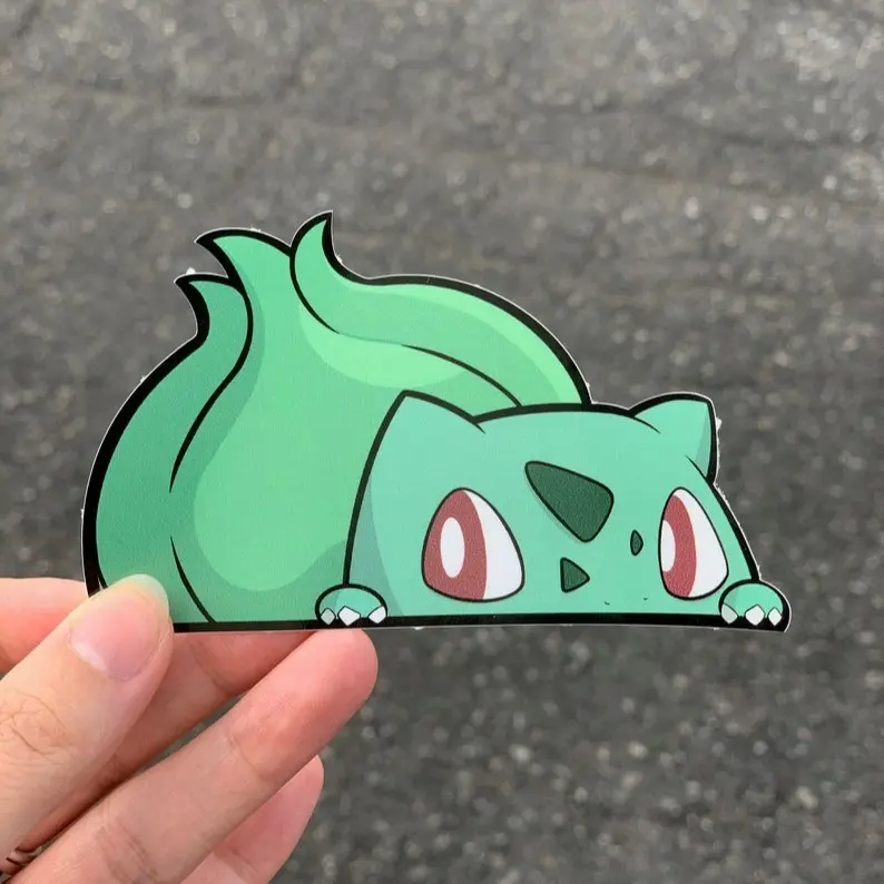 Surfing Pika Transfer Sticker | Vinyl waterproof sticker | Gift for Game lovers
