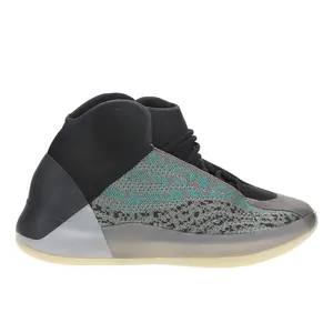 adidas Mens Yeezy Quantum Lace Up Basketball Sneakers Shoes Casual - Grey