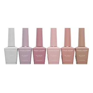 Chaun Legend 6pc Gel Polish Collection - Celeb-Favorite Sheers for Beauty & Personal Care