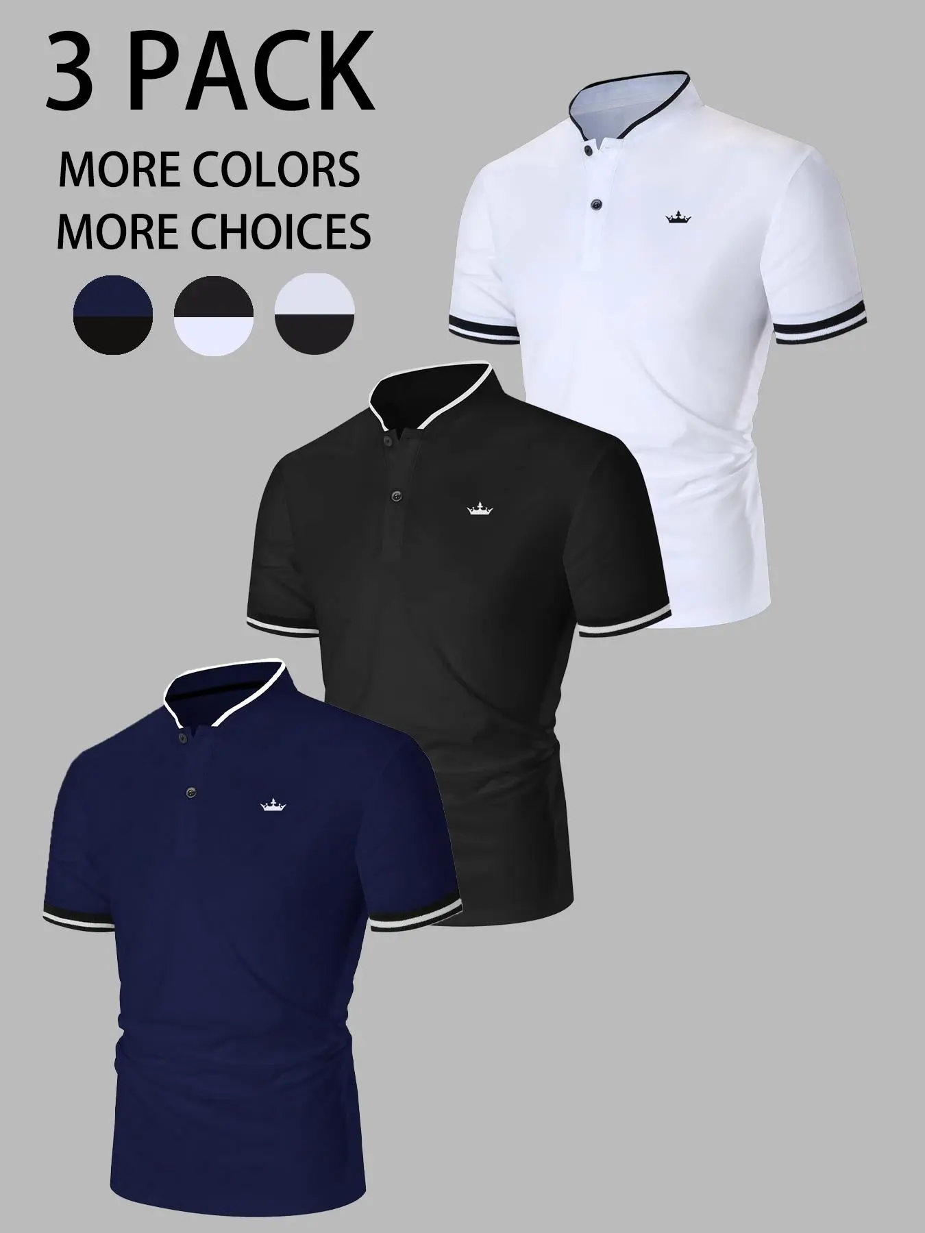 White black navy blue