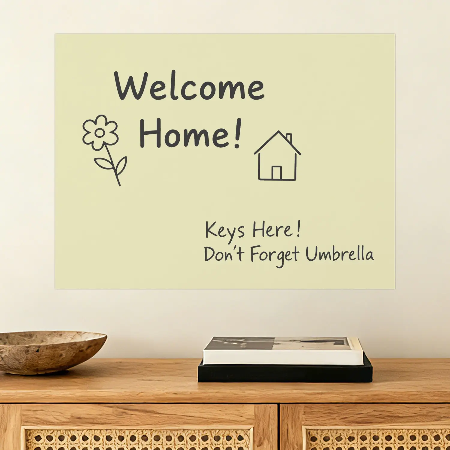 30x40cm Magnetic Dry Erase Whiteboard Paper, Self Adhesive Reusable Sheet, Includes Markers, Eraser, Cleaning Cloth, Ideal for Home, Office, Kids Room