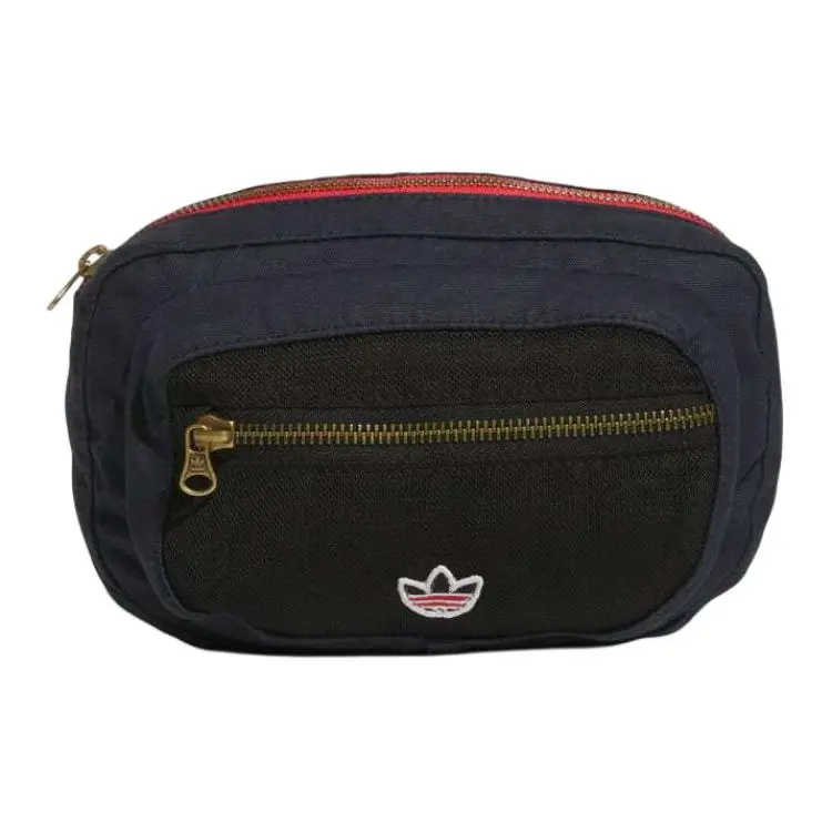 Adidas Originals x CLOT Collaboration Women's Cotton Waist Bag - Cotton Fabric, Adjustable Strap, Secure Zipper Closure, Midnight Indigo