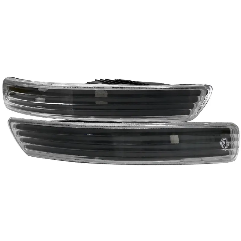 1998-2001 Acura Integra Bumper Lights (Matte Black Housing/Clear Lens)