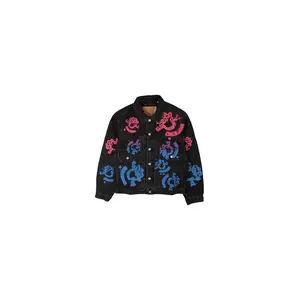 Bstroy Tears Type-2 Denim Trucker Jacket "Black" BSTROY_TEARS_TYPE_2_WASHED_BLACK