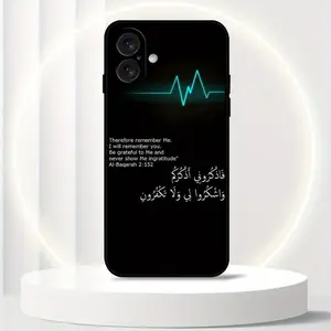 Allah Muslim Islam Phone case for iPhone 16 Pro Max 15 Plus 14 13 12 11 XR XS Full Body Protection Shockproof Soft Silicone Cover
