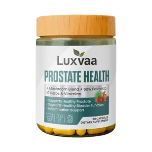 Ultimate Prostate Health Formula - Saw Palmetto Zinc & Herbal Blend - 90 Capsules - Supports Men's Wellness Urinary Flow Vitality - Made in USA - GMP Certified - Healthcare