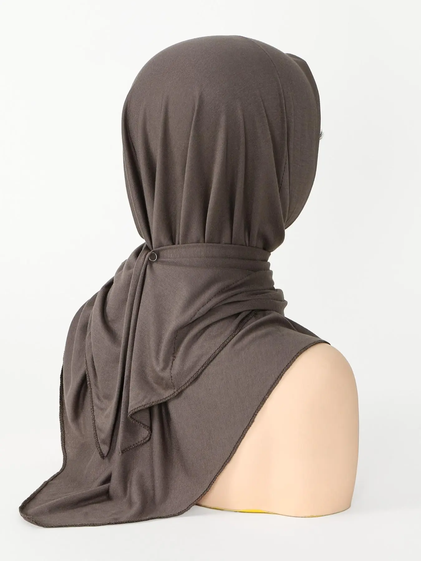 New Color Snap Button Instant Hijab, Soft Comfortable Breathable Jersey Hijab, Muslim Daily Wear Premium Jersey Hijab, Lazy Style Buckle Scarf, Head Scarfs, Modest Instant Hijab