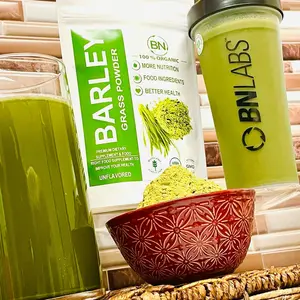 Better Nutrition Organic Barley Grass Powder  Organic  32 Servings 8oz/227g Multi Vitamins Food Organic, Kosher, Non-GMO and Gluten-Free Dietary Healthcare Fitness Supplement