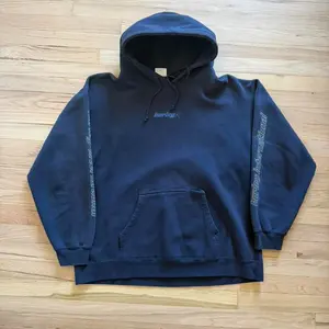 Super Sick Vintage Quad Hit Navy Blue Hurley Hoodie