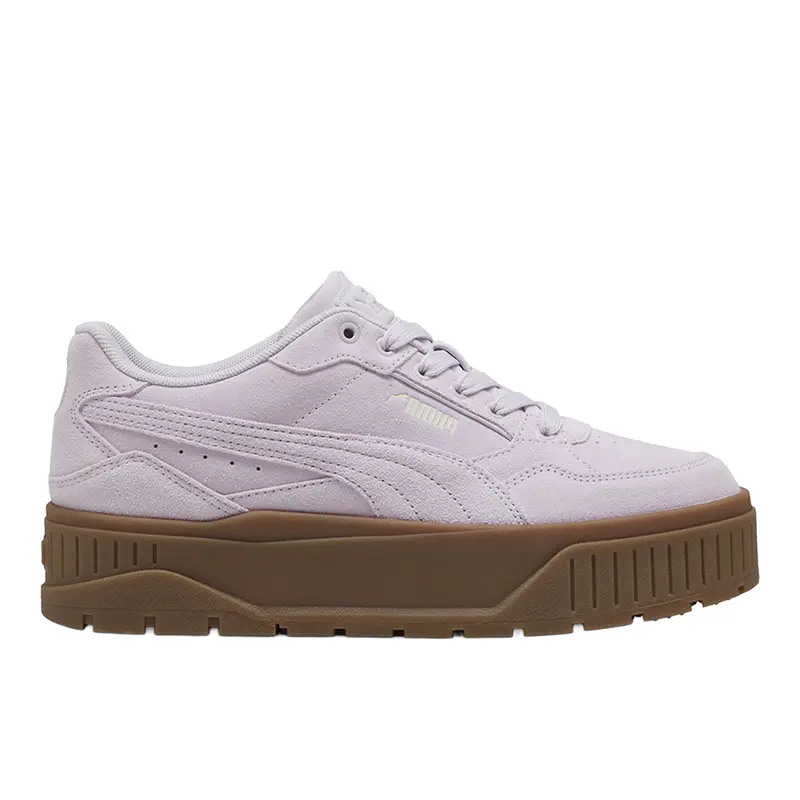 PUMA Womens Karmen Ii Idol Suede Lace Up Sneakers Shoes Casual - Purple