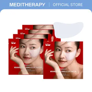 [MEDITHERAPY Official] Wrinkle-Fit Tangle Mega Collagen Eye Patch 4EA (8 Pairs) | Under Eye Patches for Dark Circles & Puffy Eyes | Deep Hydrating, Firming & Depuffing Korean Eye Masks | Wrinkle-Smoothing Anti-Aging Care
