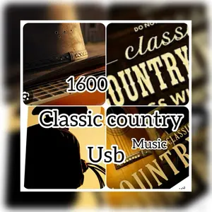 1600 classic country music usb