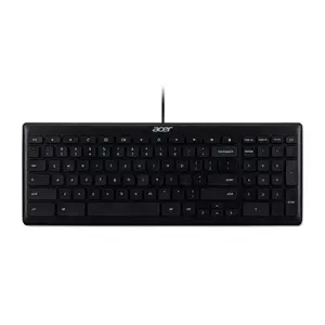 Acer America GP.KBD11.00S AKB910 Chrome Wired Keyboard, Black
