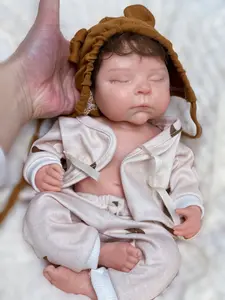 Rebirth Doll 13 inches Full Body Soft Silicone Lifelike Newborn Girl Doll Perfect for Collectibles Holidays Birthday Christmas