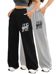 Women's Casual Loose Solid Jogger Pants, Comfortable for All Seasons, Ideal Gift, Perfect for Home and Outdoor Activities