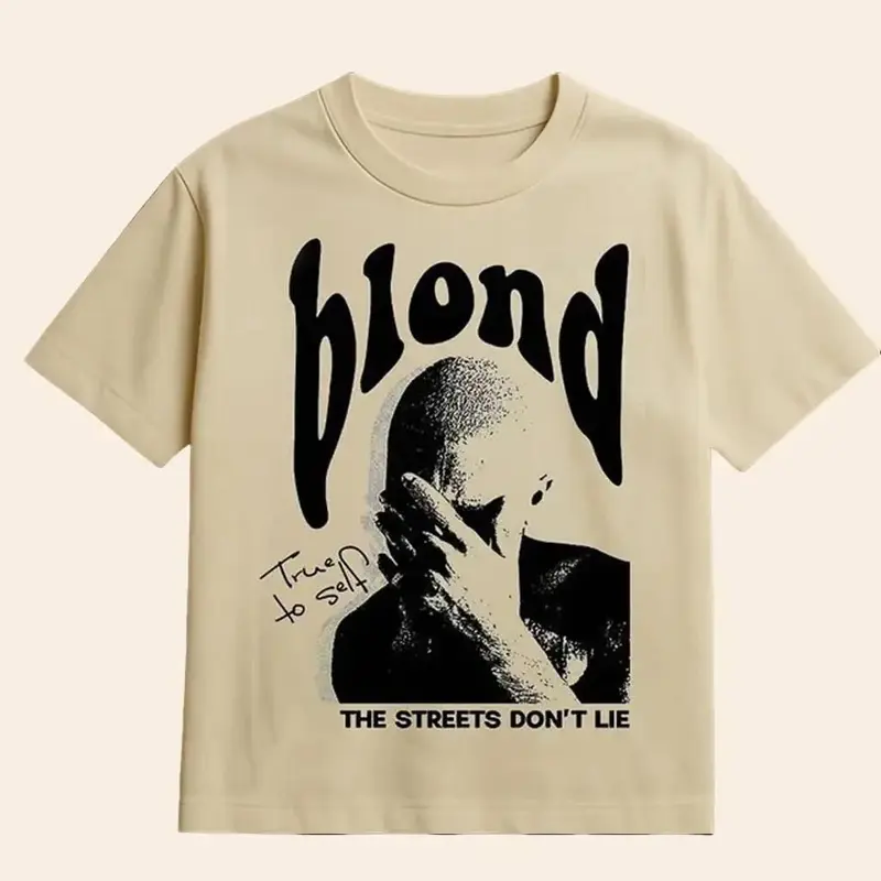 FRANK OCEAN BLOND TRUE SELF Big Head Tee Shirt, Vintage Music Graphic Tee, Frank Ocean Fan Shirt, Unisex Streetwear Blonde Era Top, R&B Music Fan Tee, Size S-5XL