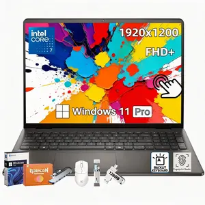 Dell 16 DC16250 Touchscreen Laptop | Intel Core 7 Processor 150U(up To 5.4 GHz) | 16" FHD+ 300 Nits Display | 32 GB DDR5, 2 TB SSD | Backlit Keyboard | Fingerprint Reader | Copilot AI | Windows 11 Pro
