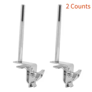 6 Inch Drum Accessories Bass Drum Cowbell Clamps, Durable Percussion Parts for Music Instruments, Essential Gear for Band Performances