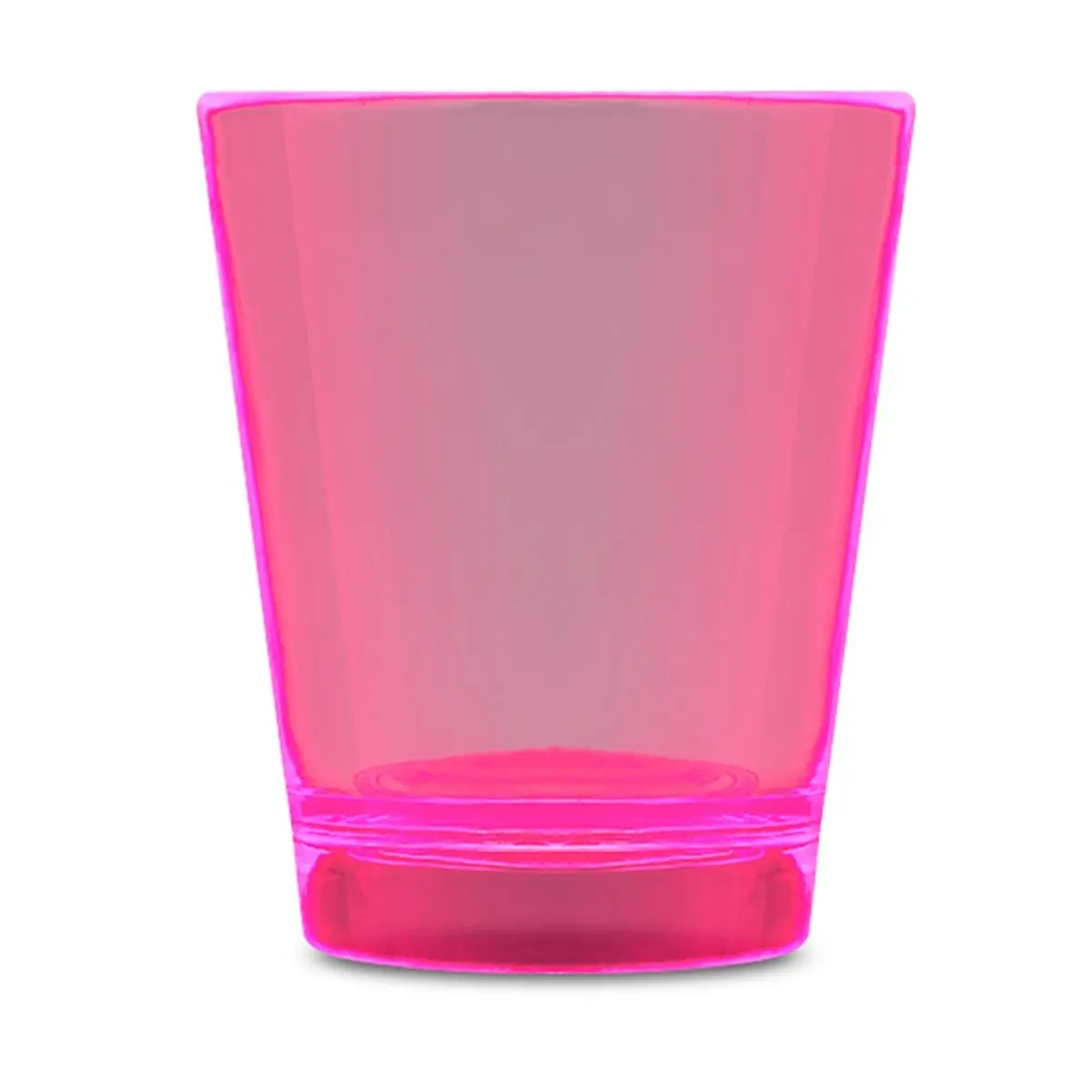 212 MAIN 1.5oz Blacklight Glow Rave-Ready Neon Pink Shot Glasses - UV Reactive Glassware Drinkware, Ideal for Rock Parties, Home & Festive Supplies, Rave‑Ready Shot