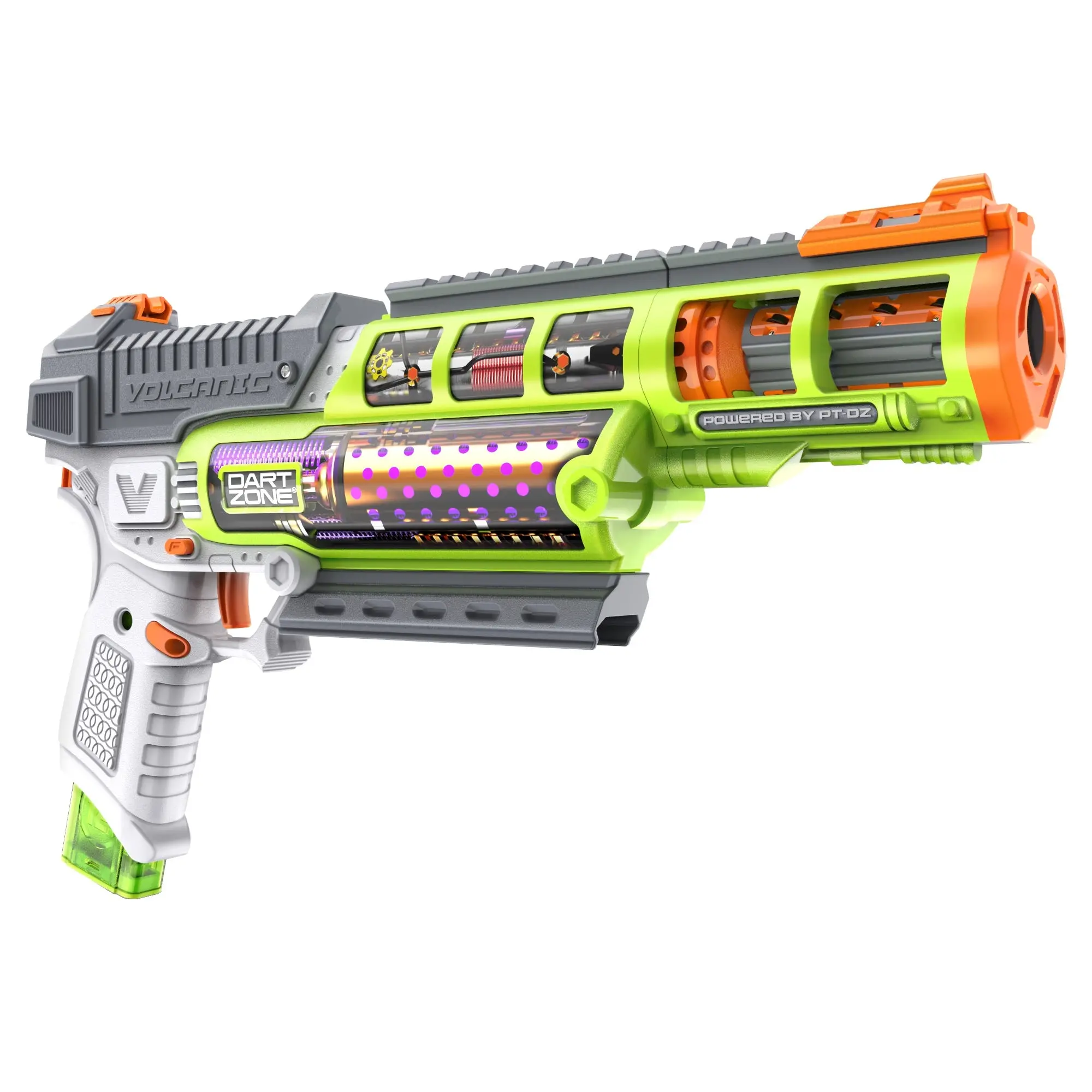 Dart Zone Nitroshot+ Volcanic Pro Dart Blaster, Kids' Outdoor Play Toy Gun, Toys & Hobbies Sports Equipment