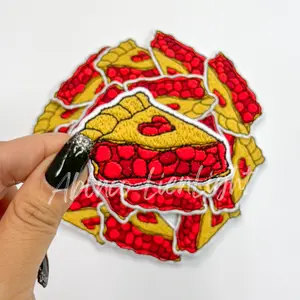 Cherry Pie Embroidery Patch