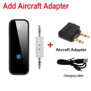 Bluetooth 6.0 Audio Wireless Adapter Receiver  Handfree Call 3.5mm AUX Jack USB Dongle Stereo Music For TV PC Car Kit