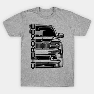 Grand Cherokee SRT8 Classic T-Shirt, Grand Cherokee Shirt, car unisex shirt, cartoon Tees, jeep, automotive, usdm, Casual, Fashion, Menswear, Retro, Streetwear, Top, Vintage, Classic, Stylish, Basic, Cotton