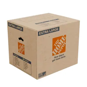 Extra Large Moving, Shipping, Packing Box with Handles (10 Pack)