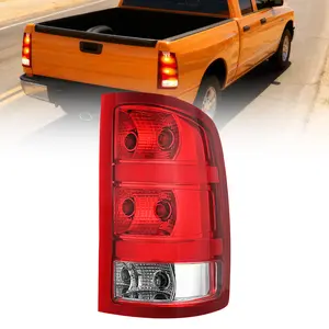 Nilight Taillight Assembly Compatible with 2007 2008 2009 2010 2011 2012 2013 GMC Sierra 1500 2500HD 3500HD Rear Lamp Replacement OE Style Passenger Side