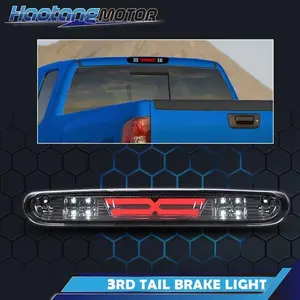 CROSSDESIGN Smoke LED 3rd Third Brake Light for 07-14 Chevy Silverado, GMC 1500/2500/3500 Truck, Car Accessories