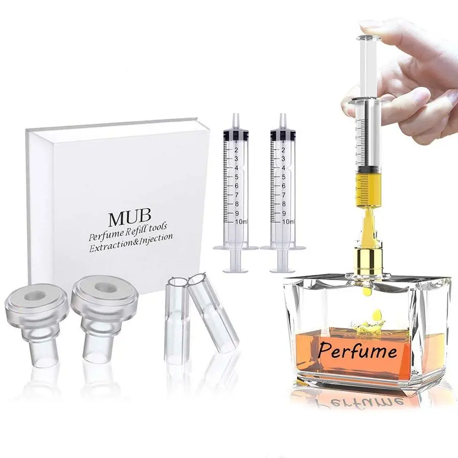 10ml Perfume Dispenser Kit, 2/5pcs Plastic Measuring Injection Perfume Refill Dispenser, Beauty & Personal Care Product, Cosmetic, Beauty Equipment