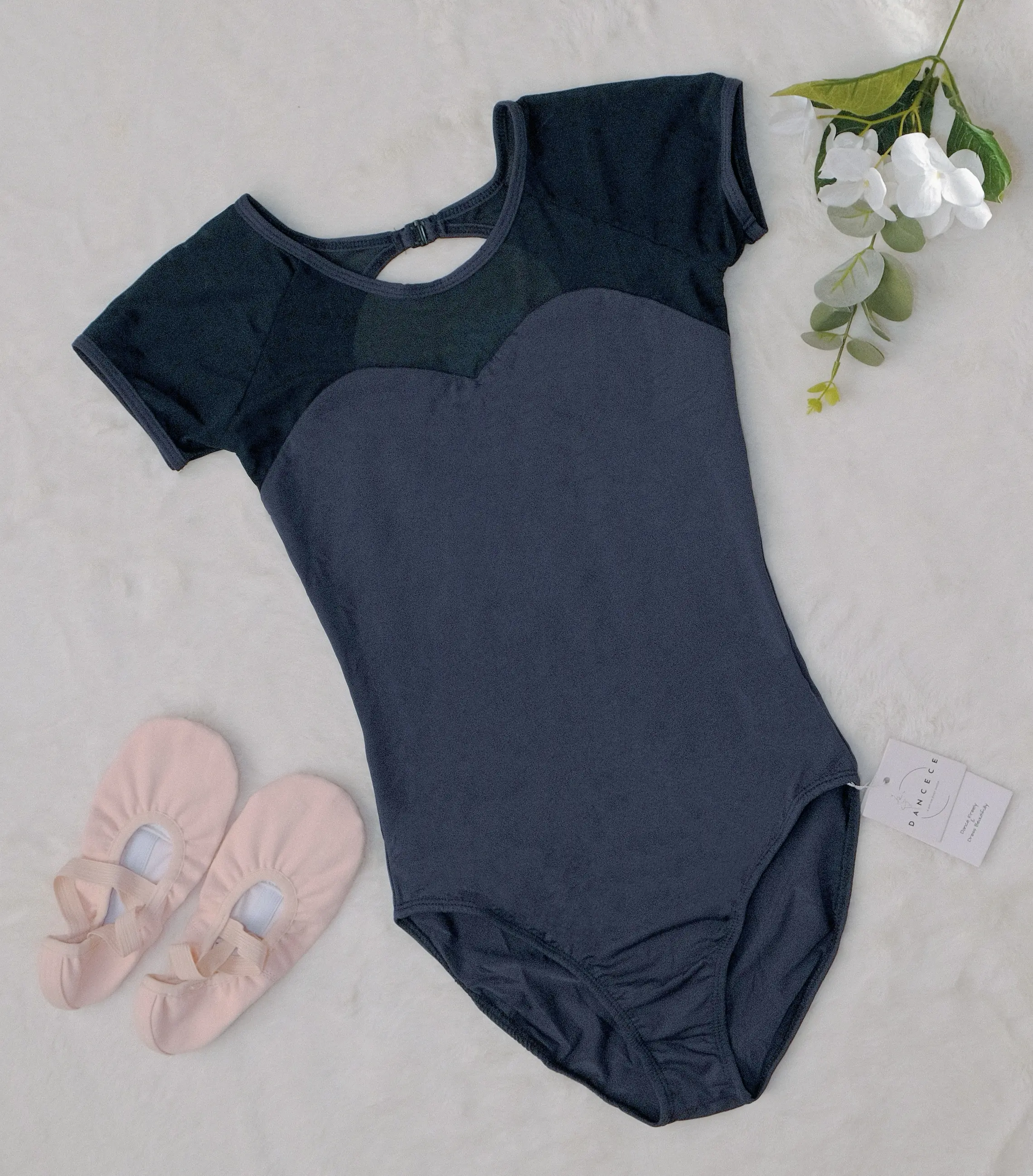 Dancece- Open Back Dance Leotard （Subtle Charm collection 23n0002）