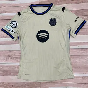 FC Barcelona 2025/26 Away Player Jersey Match Fit Performance Soccer Shirt for Fans and Collectors