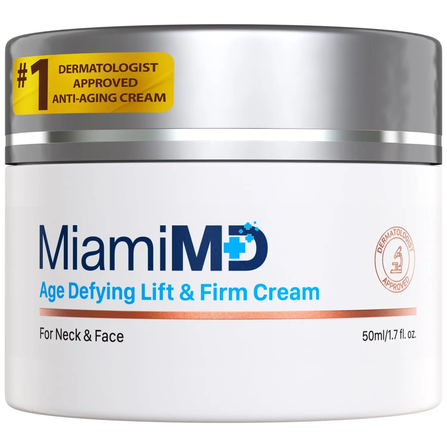 MiamiMD Age Defying Lift & Firm Cream for Neck & Face, 50 mL / 1.7 fl oz