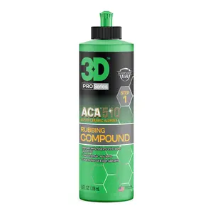 3D ACA 510 Rubbing Compound   Fast-Cutting Paint Correction Compound with Alpha Ceramic Alumina | Body Shop Safe, Low Dust, Silicone-Free, Made in USA