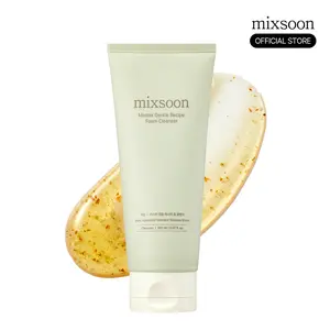 mixsoon Master Gentle Recipe Foam Cleanser - 5.07 fl.oz/150ml Korean Hyaluronic Acid Moisturizing Facial Cleanser for Dry Skin Facial Cleansing