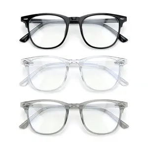 3 Pack Blue Light Blocking Glasses for Computer & Gaming, Unisex Lightweight Eyewear,Stylish Square Frames,High Quality,Anti-Reflective,UV Protection for Gaming & Office Use outdoorfun