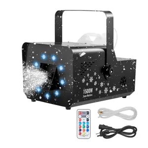 VEVOR 900W Snow Machine with 9 LED RGB Lights, 12 LED Lighting Colors, and Wireless Remote, Handheld/Hanging Outdoor Snowflake Machine Fake Snow Machines with 1L Tank for Christmas PartyVEVOR Super Brand Day