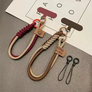 Luxury Braided Phone Lanyard, Anti-Drop Multifunctional Hand Chain, Stylish Mobile Accessory, Phone Charm for Secure Carrying