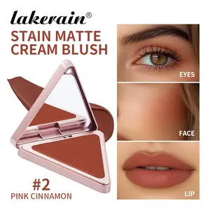 Waterproof Satin Cream Blush, Matte Liquid Blush for Cheeks, Long-Lasting Blush, Highly Pigmented, Lightweight, Non-Greasy Formula, Elegant Giftable Packaging, 5 Shades Optional, Suitable for All Skin Tone